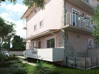 Rendering Immobiliare Roma TF Design & Costruzioni, Virgo Design Virgo Design Modern houses