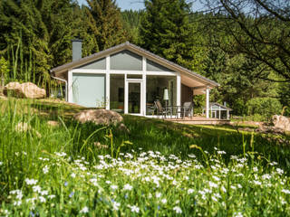 Ferienhaus Lichtung, Ferienhaus Lichtung im grünen Herzen Deutschland Ferienhaus Lichtung im grünen Herzen Deutschland Дома в стиле модерн