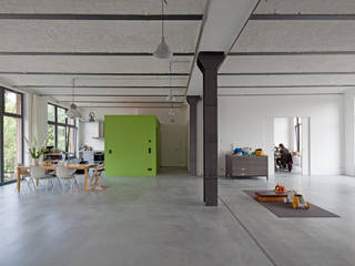 Wohn- und Büroloft, studioinges Architektur und Städtebau studioinges Architektur und Städtebau Minimalist Oturma Odası