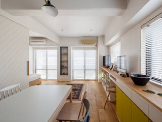 A residence in Shibuya, sorama me Inc. sorama me Inc. Living room