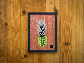 PINEAPPLE SERIES #08, I Print Pineapples I Print Pineapples Meer ruimtes