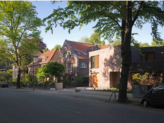 Im Schatten des Baumes - Stadthaus in Hamburg-Winterhude , KITZMANN ARCHITEKTEN KITZMANN ARCHITEKTEN Moderne Häuser