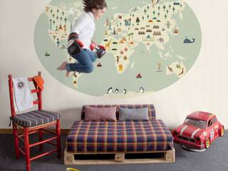 Cosas Minimas Mural ref 2300104, Paper Moon Paper Moon Modern Walls and Floors
