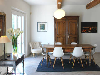 Une maison à Toulon, FLEURY ARCHITECTE FLEURY ARCHITECTE Sala da pranzo in stile classico