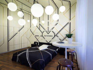 Pokój w Boutique Hoste Patria - Katografika, musk collective design musk collective design Moderne Schlafzimmer