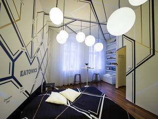 Pokój w Boutique Hoste Patria - Katografika, musk collective design musk collective design Modern style bedroom