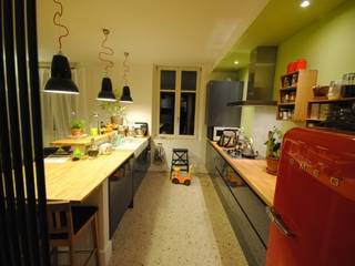 RÉHABILITATION DE DEUX LOGEMENTS DUPLEX, Architecture 3j Architecture 3j Cuisine scandinave