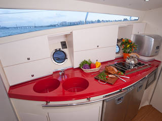 42`Intech Boating - HELENAROCHAarquitetura, HELENAROCHAarquitetura HELENAROCHAarquitetura Yates y jets de estilo moderno