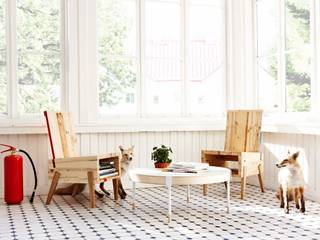 Trendiges Upcycling-Möbel für moderne Wohnräume, Baltic Design Shop Baltic Design Shop غرفة المعيشة