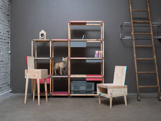 Trendiges Upcycling-Möbel für moderne Wohnräume, Baltic Design Shop Baltic Design Shop Ruang Keluarga Modern