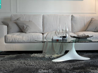 Однушка на 78 м. кв., OnePlace studio interior design OnePlace studio interior design Ausgefallene Wohnzimmer