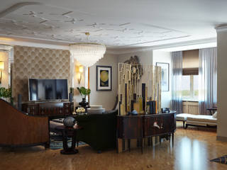 Гостиная в стиле Ар-деко , Sweet Home Design Sweet Home Design Modern living room