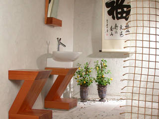 Projekt mebla łazienkowego, Anna Buczny PROJEKTOWANIE WNĘTRZ Anna Buczny PROJEKTOWANIE WNĘTRZ Ванная комната в стиле минимализм