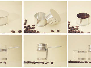 „Minispresso“ Neapoletana-Kanne, Viktoria Kalik Viktoria Kalik Cocinas modernas: Ideas, imágenes y decoración