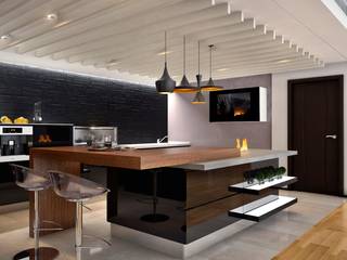 Кухня в стиле Хай-тек, Sweet Home Design Sweet Home Design Kitchen