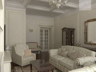 Квартира в Санкт-Петербурге, Orlova Home Design Orlova Home Design Salas de estar clássicas