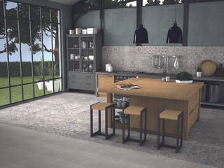 Elle, The Baked Tile Company The Baked Tile Company Country style kitchen