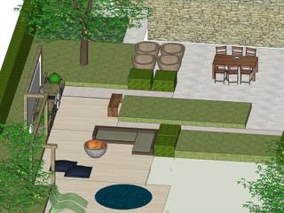 A new build house with far-reaching views, Susan Dunstall Landscape & Garden Design Susan Dunstall Landscape & Garden Design