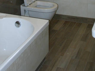 Bagno, architetto Claudio D'onofrio architetto Claudio D'onofrio Bagno in stile mediterraneo