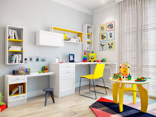 Скандинавская эклектика, CO:interior CO:interior Dormitorios infantiles