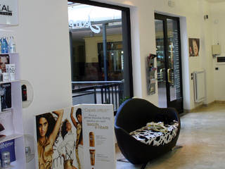 hair style saloon, architetto Claudio D'onofrio architetto Claudio D'onofrio Spazi commerciali