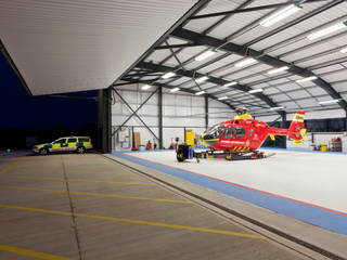 ​Cornwall Air Ambulance Trust, New Operations Facility, Photowork Photowork مساحات تجارية