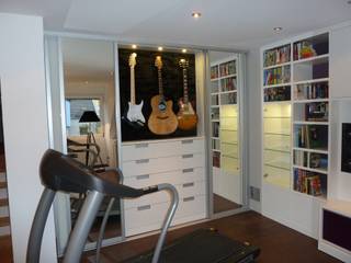 Gitarrenzimmer, Design Manufaktur GmbH Design Manufaktur GmbH Modern Study Room and Home Office