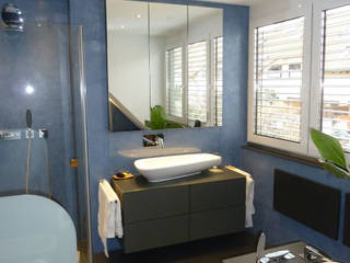 Bad + Treppenhaus, Design Manufaktur GmbH Design Manufaktur GmbH Ванная комната в стиле модерн