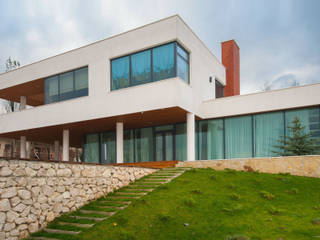 Colun house, Didenkül+Partners Didenkül+Partners Minimalistyczne domy