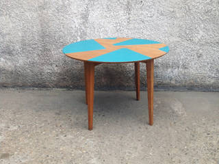 G-C01 : Petite table basse ronde revalorisée, JM Design Ameublement JM Design Ameublement 모던스타일 거실