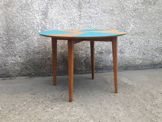 G-C01 : Petite table basse ronde revalorisée, JM Design Ameublement JM Design Ameublement 모던스타일 거실