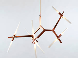 Agnes Chandelier - 10 Lights by Lindsey Adelman for Roll & Hill, Triode Triode Modern houses