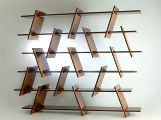 Italic Shelf, Ronen Kadushin Ronen Kadushin Salas de estilo minimalista