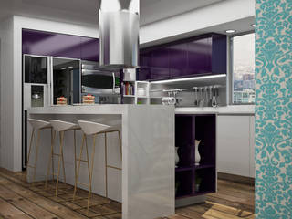 Cocinas Modernas, Citlali Villarreal Interiorismo & Diseño Citlali Villarreal Interiorismo & Diseño Modern kitchen