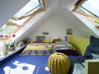 Dachstudio Hamburg, DODK Architekten BDA DODK Architekten BDA Modern style bedroom