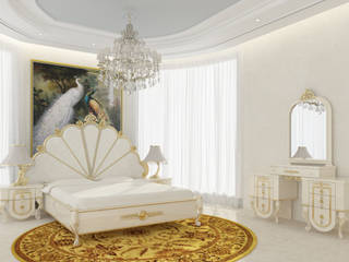 Gold Avangarde Bedroom ( http://www.eronur.com/ ), Inan AYDOGAN /IA Interior Design Office Inan AYDOGAN /IA Interior Design Office Dormitorios de estilo clásico