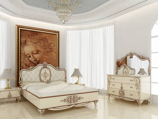 White Avangarde Bedroom ( http://www.eronur.com/ ), Inan AYDOGAN /IA Interior Design Office Inan AYDOGAN /IA Interior Design Office Klassieke slaapkamers