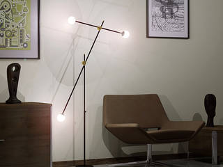 Floor Lamp T-3 (FT-3), Intuerilight Intuerilight Salones de estilo moderno