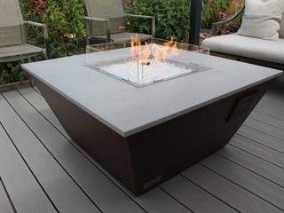Aztec Gas Fire Table - Cotswold, Rivelin Rivelin Taman Modern