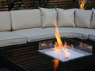 Madrid Gas Fire Table - Warrington, Rivelin Rivelin Taman Modern