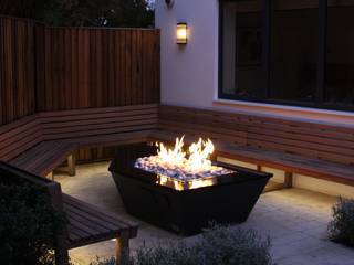 Stealth Boat Fire Table - Southampton Rivelin Modern Garden Fire pits & barbecues
