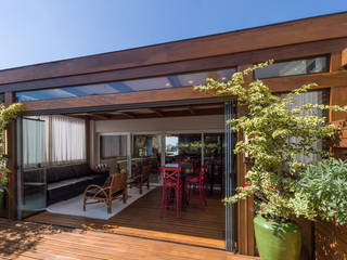 Apartamento Cobertura Porto Alegre, Plena Madeiras Nobres Plena Madeiras Nobres Moderner Balkon, Veranda & Terrasse