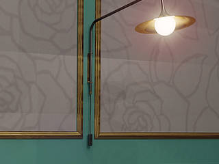 Wall Lamp S-1 long, Intuerilight Intuerilight Столовая комната в стиле модерн