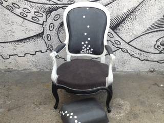 Fauteuil White Lew, Atelier Modeco Atelier Modeco Salones de estilo moderno