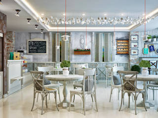 Кофейня в стиле Прованс, Sweet Home Design Sweet Home Design Commercial spaces