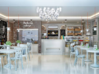 Кофейня в стиле Прованс, Sweet Home Design Sweet Home Design Commercial spaces
