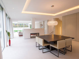 EINFAMILIENHAUS KLOSTERNEUBURG | AUT, Moser Architects Moser Architects Moderne Esszimmer