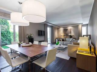 Comfort of modern - Interior design for the apartments in Monaco, NG-STUDIO Interior Design NG-STUDIO Interior Design Moderne Wohnzimmer