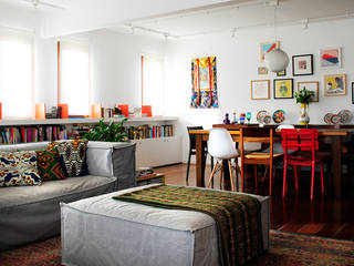 Encantado Flat, Red Studio Red Studio Salon moderne