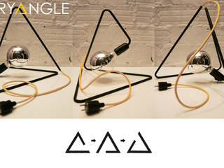 Lampa TRYangle, CablePower CablePower 미니멀리스트 거실